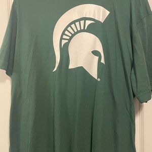 Fanatics MSU Spartans Hooded T-Shirt XXL